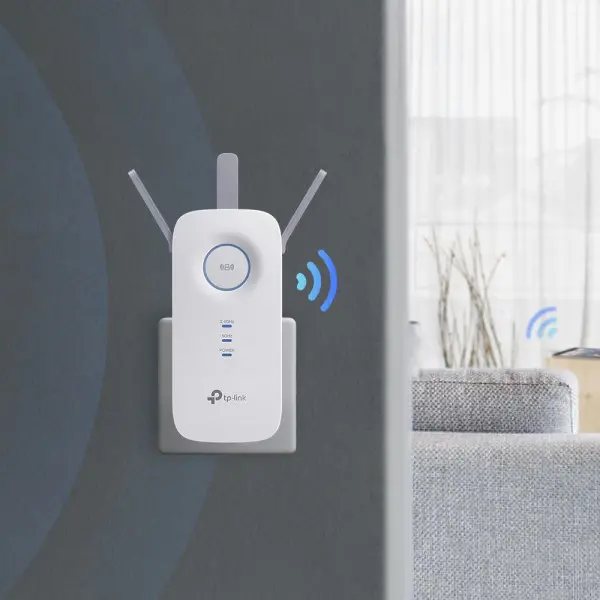 Ekstender dometa TP-LINK RE450 Wi-FiAC17501300Mbps450Mbps1xGLAN3 eksterne antene' ( 'RE450' ) 