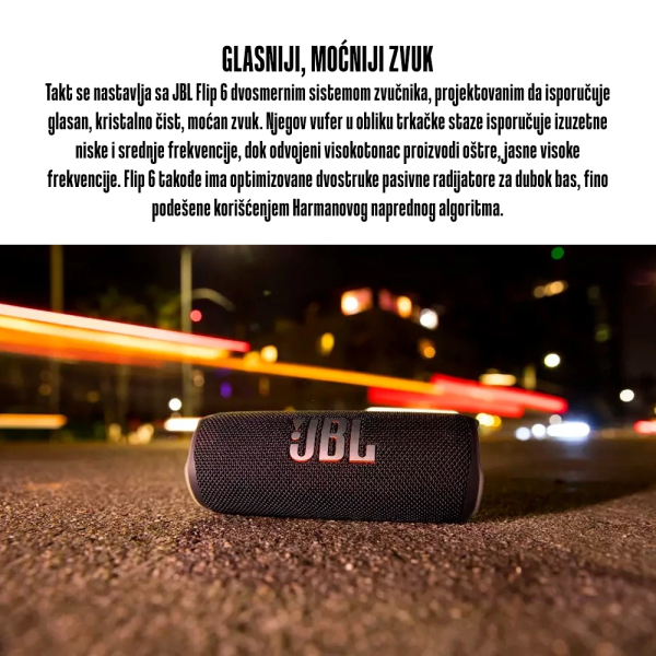 Bluetooth zvučnik JBL Flip 6 zeleni (2)