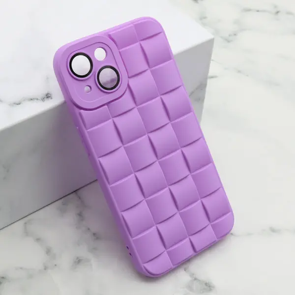 Futrola 3D WALL za iPhone 14 ljubicasta