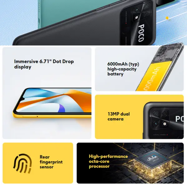 POCO C40 3/32GB Power Black (  )