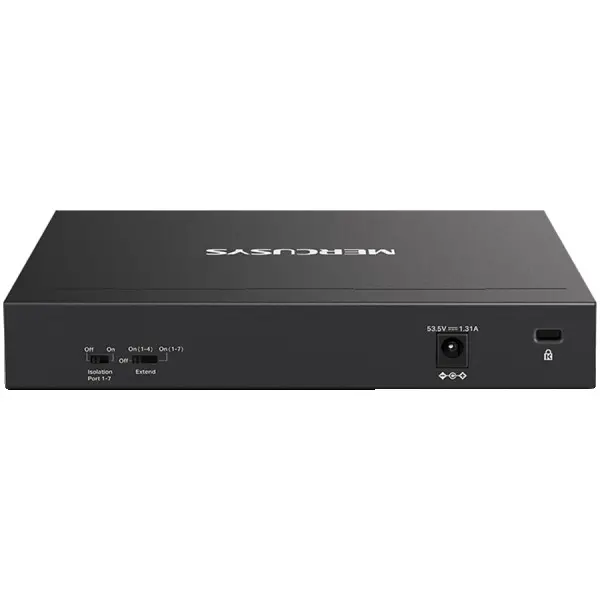 Mercusys MS108GP v1.0, 8-Port Gigabit Desktop Switch with 7-Port PoE+