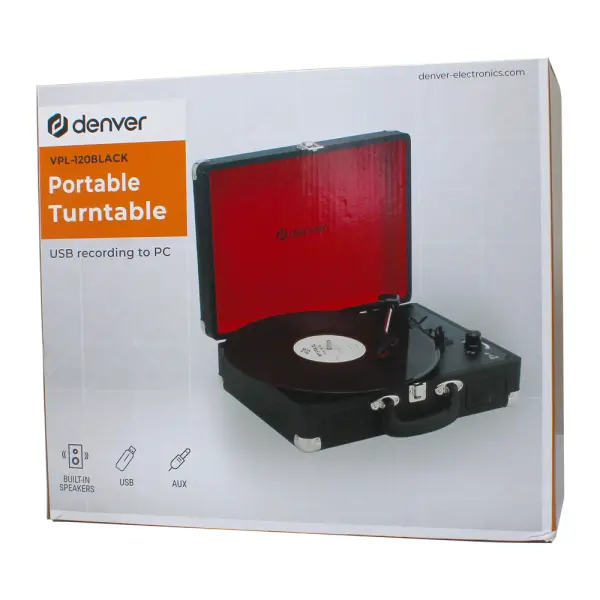 DENVER gramofon VPL-120 Crni
