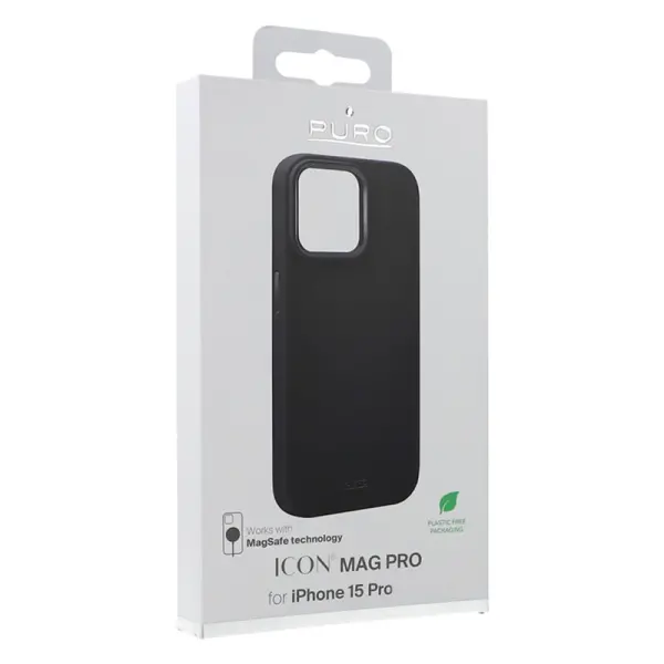 PURO futrola za iPhone 15 PRO CRNA