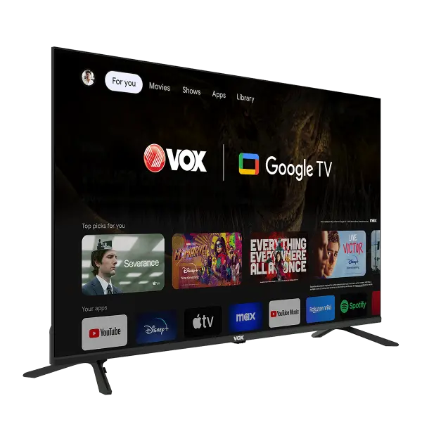 Televizor Vox 50GOU080B Smart, LED, 4K UHD, 50''(127cm), DVB-T2-C-S2