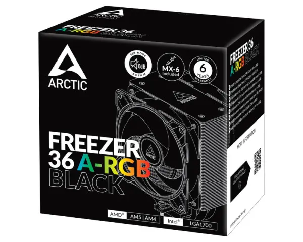 Arctic Freezer 36 A-RGB (Black)