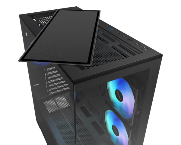 Kuciste Raidmax Infinita i801 Glass3 x ARGBBELIi801TWF