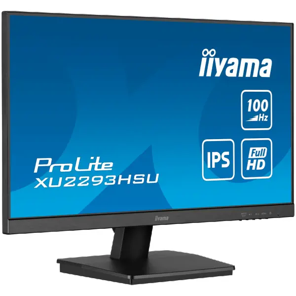 IIYAMA Prolite XU2293HSU-B7 Business Monitor - 54.5 cm (21.5''), FULL HD (1920x1080), IPS LED, 100Hz, 300 cdm˛, matte  black ( XU2293HSU-B7 