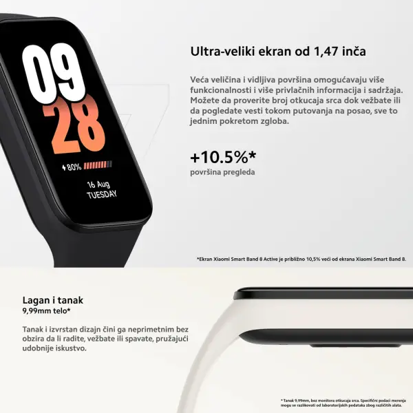 Xiaomi Mi Smart Band 8 Active Pink