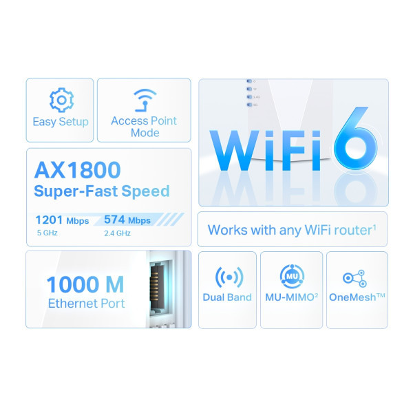 Extender TP-LINK RE600X' ( 'RE600X' ) 