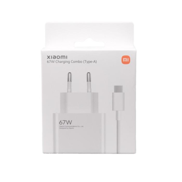 Xiaomi punjač Mi 67W USB Type A na Type C sa kablom