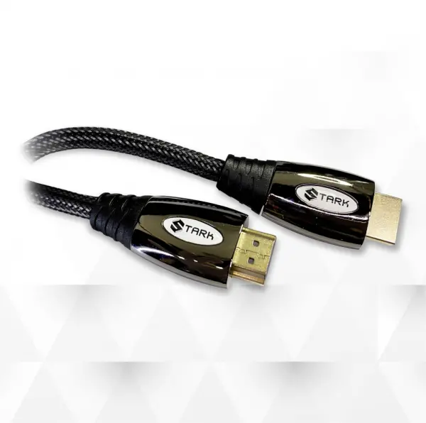 STARK kabl HDMI M-M, pozlaćen 4K(Ultra HD), metalno kućište, podržava 3D, 3m