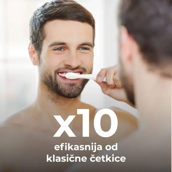 AENO Sonic Electric toothbrush, DB8: White, 3modes, 3 brush heads + 1 cleaning tool, 1 mirror,  30000rpm, 100 days without charging, IPX7 (