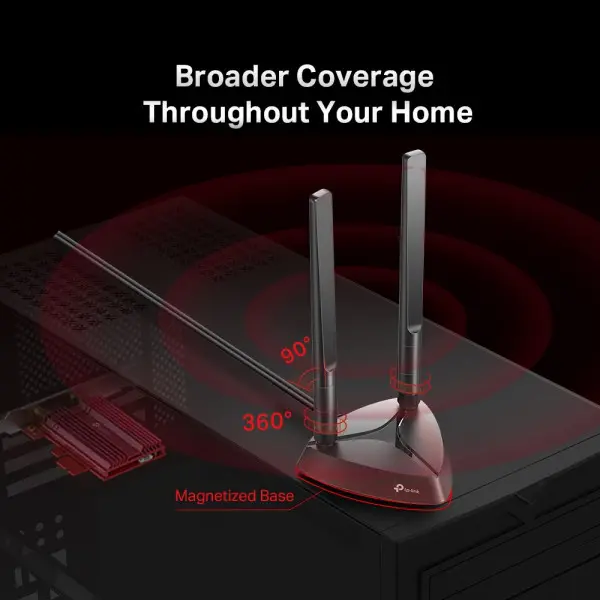 TP-LINK AX3000 Wi-Fi 6 Bluetooth 5.0 PCIexpresa adapter2402Mbps574Mbps 2 antene high gain' ( 'ARCHER TX3000E' ) 