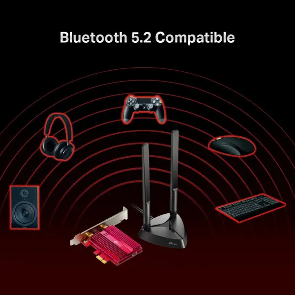 TP-LINK AX3000 Wi-Fi 6 Bluetooth 5.0 PCIexpresa adapter2402Mbps574Mbps 2 antene high gain' ( 'ARCHER TX3000E' ) 