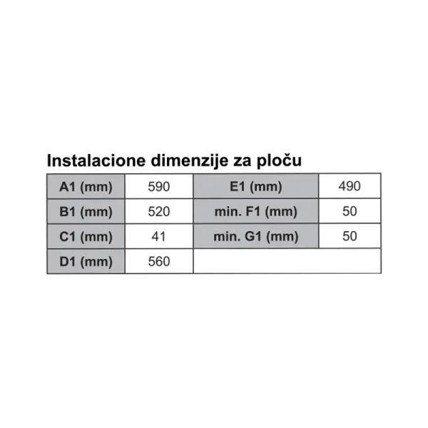 Ugradni set Vox SET2110400B