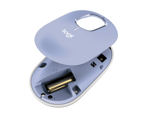Logitech POP Mouse with emoji - Lilac