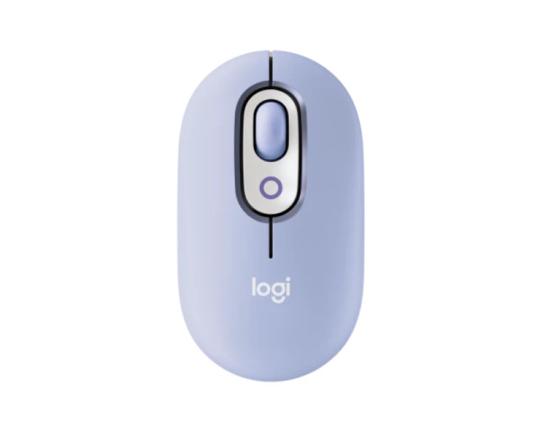 Logitech POP Mouse with emoji - Lilac