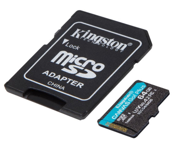 MEM SD MICRO 64GB Canvas Go! Plus + ADP SDCG464GB