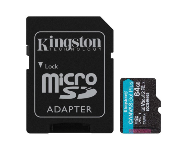 MEM SD MICRO 64GB Canvas Go! Plus + ADP SDCG464GB