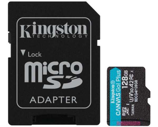 MEM SD MICRO 128GB Canvas Go! Plus + ADP SDCG4128GB