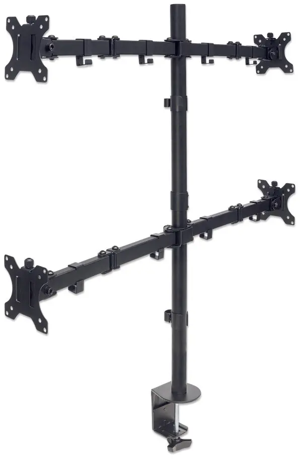 Nosač za 4 monitora Manhattan 461566 13-32