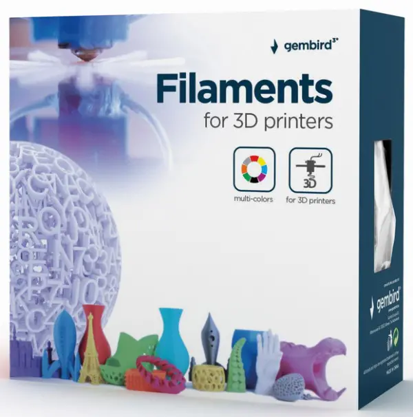 3DP-PLA-FL-01-W * PLA FLEXIBILNI Filament za 3D stampac 1.75mm, kotur 1KG WHITE (1910)