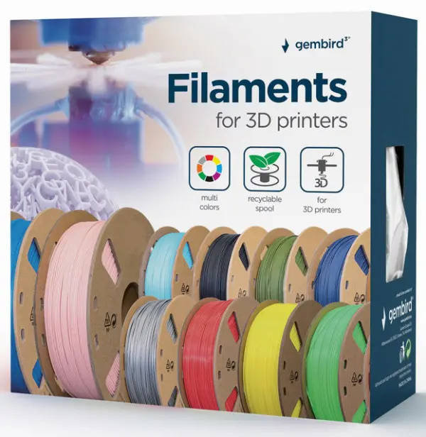 3DP-PLA-FL-01-W * PLA FLEXIBILNI Filament za 3D stampac 1.75mm, kotur 1KG WHITE (1910)