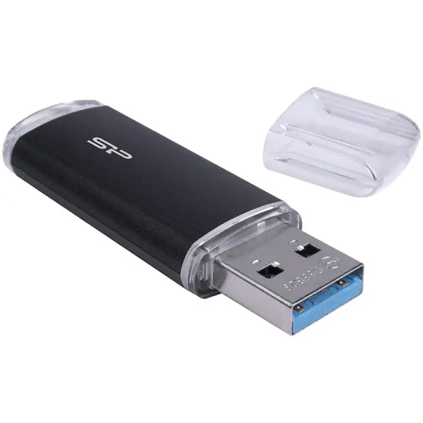USB Flash Silicon-Power Blaze B02 32GB USB 3.2 Gen 1 Type-A Black ( SP256GBUF3B02V1K ) 