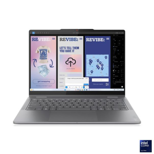 Yoga 7 2-in-1 14ILL10 (Luna Grey, Aluminium) Ultra 5 226V 8-Core 4.5Hz/8M 16GB 512GB-NVMe 14.0'' WUXGA (1920x1200) OLED 600n 60Hz Glass Touc