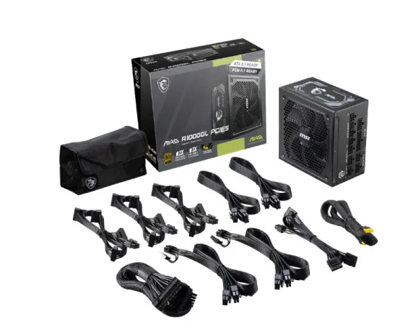 NAPAJANJE MSI MPG Series MPG A1000GL PCIE5 80+Gold