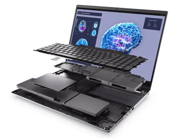 DELL Precision M7680 16 inch FHD+ 500nits i7-13850HX 32GB 1TB SSD RTX 3500 12GB Backlit FP SC Win11Pro 3yr ProSupport laptop