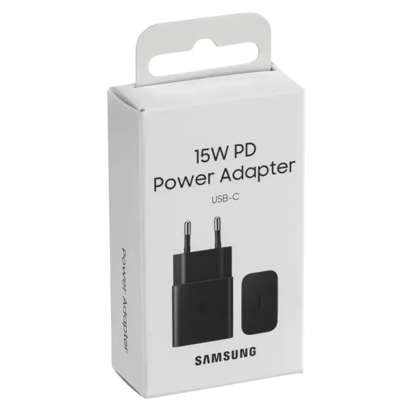 SAMSUNG Kućni punjač TYPE C FAST 15W CRNI bez kabla EP-T1510-NBE
