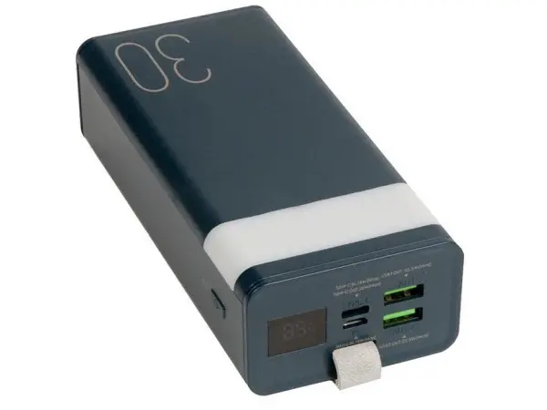 REMAX RPP-320 Fast Charging Power Bank with LED Light 30000mAh Blue