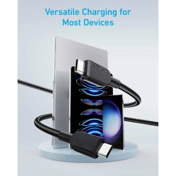 ANKER Type C na Type C kabl 1m 240W CRNI