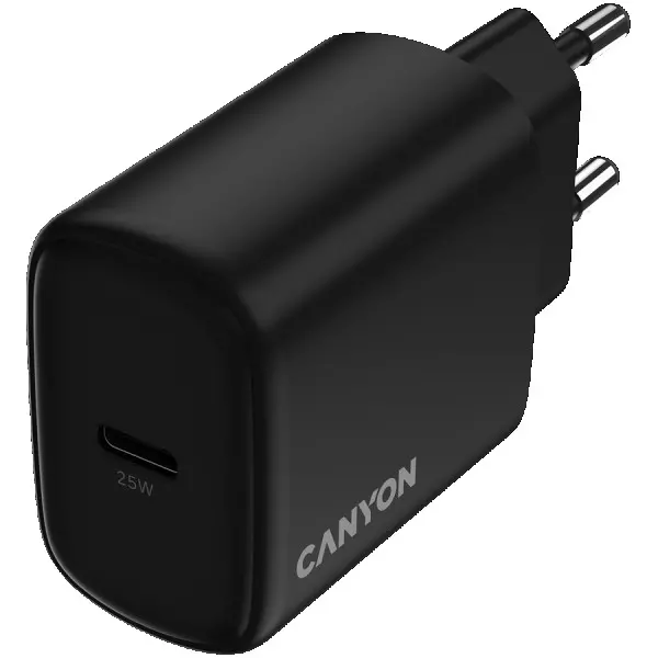 CANYON charger OnCharge 250 25W 1xPD EU Black ( CNE-CHA250-11 ) 