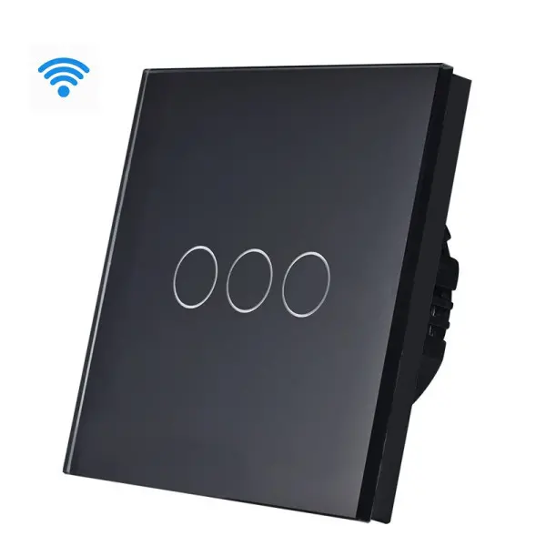 Wi-Fi pametni prekidač 3G TUYA Crni NN (WIFI TOUCH SWITCH)
