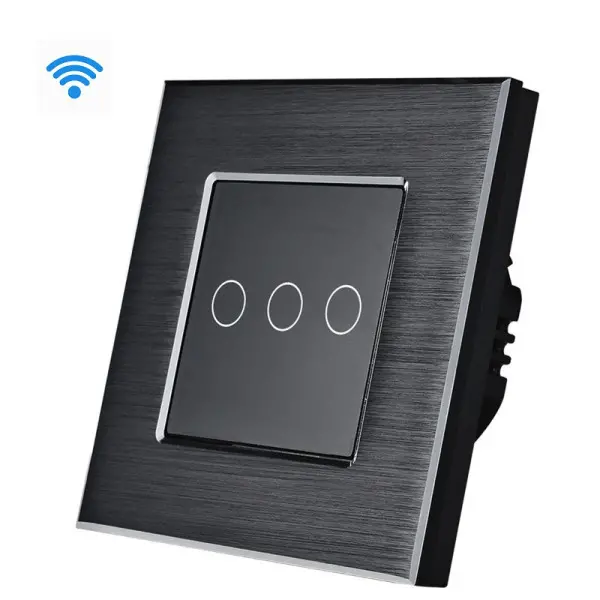 3G Wi-Fi pametni prekidači AL NN Crni  (WIFI TOUCH SWITCH)