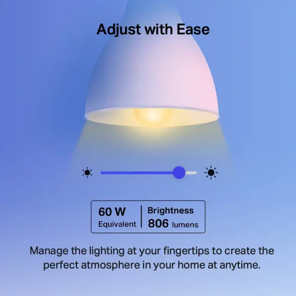 Pametna Wi-Fi LED sijalica TP-Link Tapo L530E (E27) 806 lumena promenjlive boje 16 milliona nijansi
