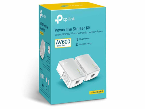 Powerline adapter TP-LINK TL-PA4010KIT AV600600MbpsHomeplug AV300m' ( 'TL-PA4010KIT' )