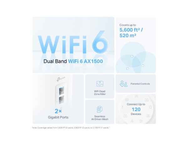 Mrežni sistem TP-LINK Deco X10(3-pack)' ( 'DECO X10(3-PACK)' ) 