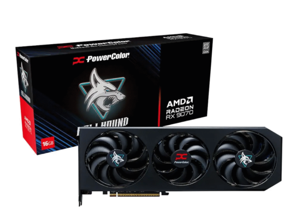 Graficka karta POWER COLOR  Hellhound RX9070 16G-LOC AMD16GBGDDR6256bitcrna' ( 'RX9070 16G-LOC' ) 
