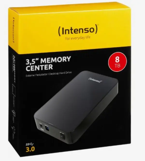 HDD E3.5 Intenso 8TB USB 3.0 crni