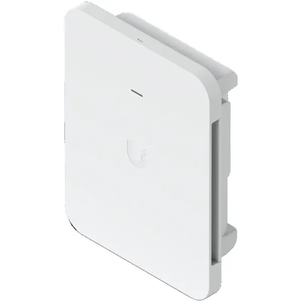 Ubiquiti U7-Pro-Wall mounted WiFi 7 AP with 6 spatial streams and 6 GHz support tailored for home builders with seamless installation optio