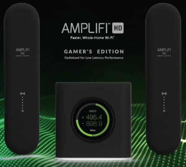 Ubiquiti AmpliFi Gaming Home Wi-Fi System (Router + 2x Mesh Point)