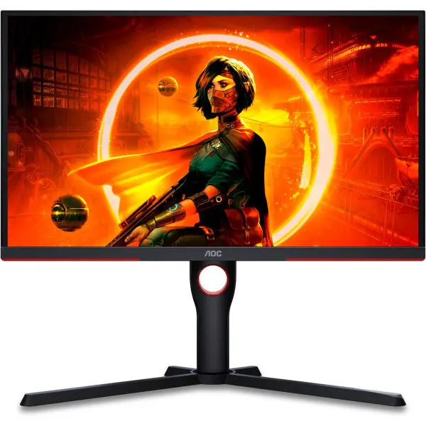 Monitor TFT 63,5cm/25inc(1920x1080) AOC Gaming G3 25G3ZM/BK FHD WLED 240Hz 0,5ms HDMI DP Black/Red