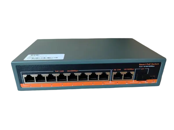 ExeLink SFG1211P neupravljivi switch 8x10/100 Base-TX(POE/POE+) 2x10/100/1000 Base-T, 1x1000 Base-X SFP porta