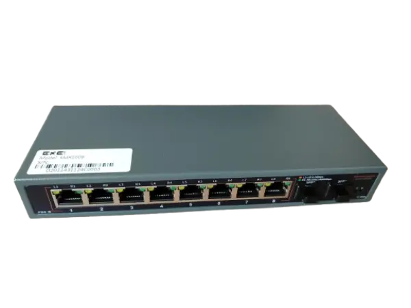 ExeLink SMX1009 switch 8x1/2.5G Base-T;1x1G/10 GE Base-X SFP+ porta