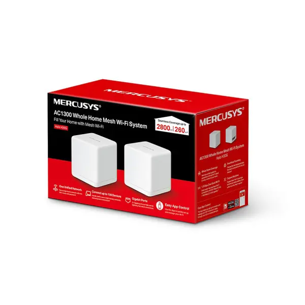 Mercusys Halo H30G pristupna tačka AC1300 (2 pack), Halo Mesh Wifi System