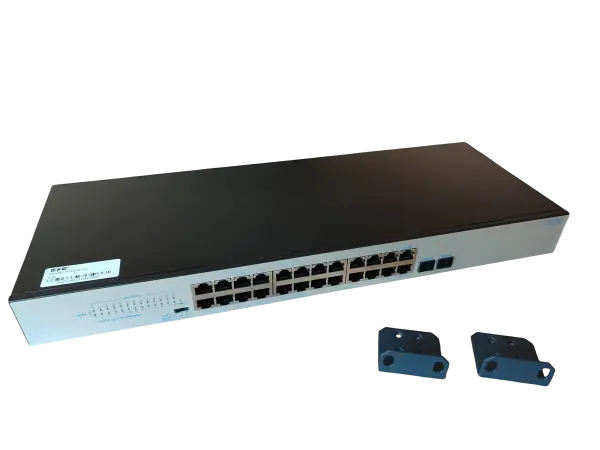 ExeLink SG1026-V2 switch za Rack sa 24x10/100/1000 Base-T; 2x1000 Base-X SFP porta