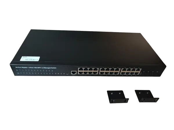 Exelink SGX3728-V2 upravljivi switch za Rack 24x10/100/1000 Base-T,4x1G/10 GE Base-X SFP+ porta L3